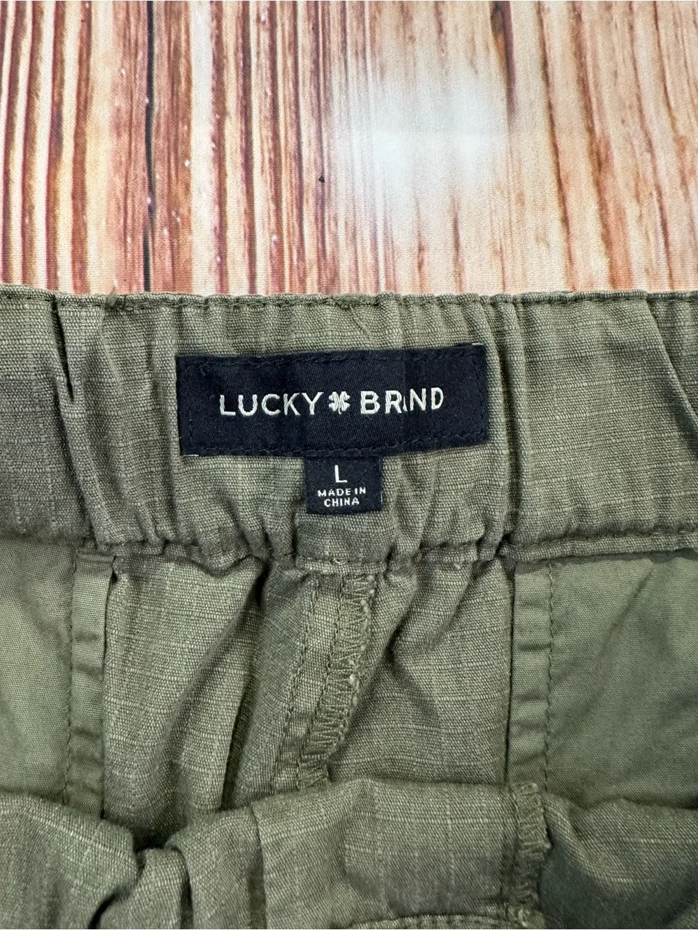 NWT Lucky Brand GRATEFUL DEAD CARGO Shorts MENS Size LARGE Green